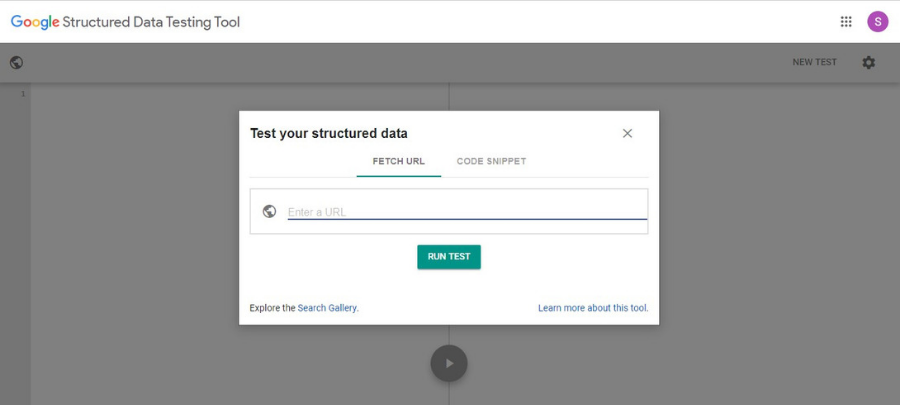 Google Structured Data Testing Tool