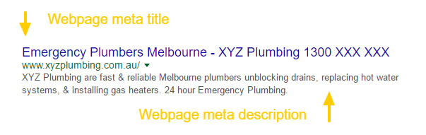 Plumbing SEO Meta Tags