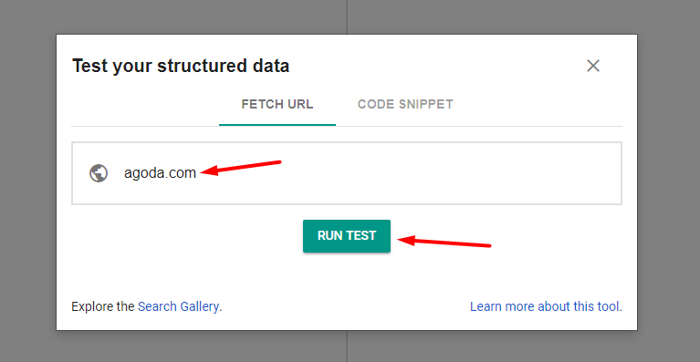 how to test structured data markup